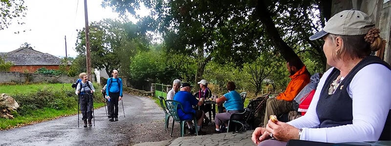 How Difficult is it to Walk the Camino? lunch time