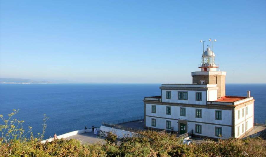 a picture of a lighthouse on the Camino