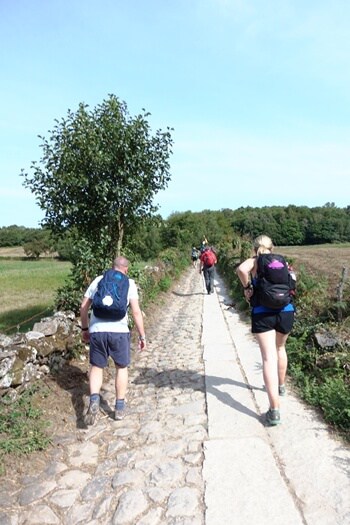 Types of terrain on the Camino