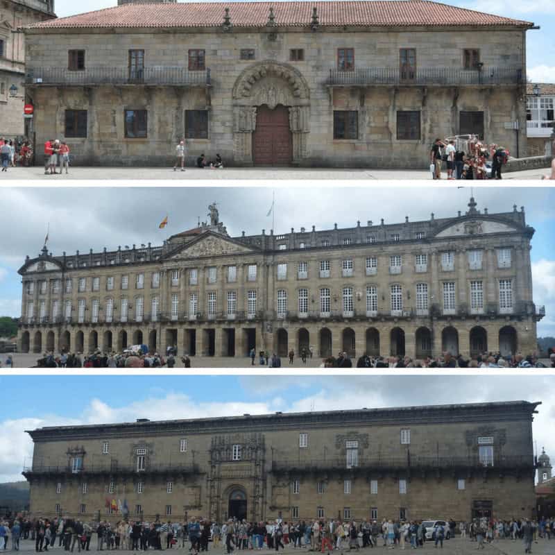 Historical buildings Santiago de Compostela