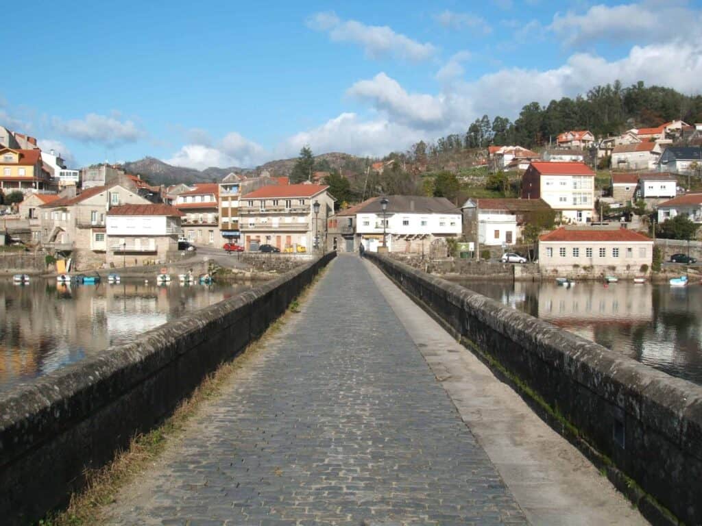 Bridge in Arcade on the Camino de Santiago