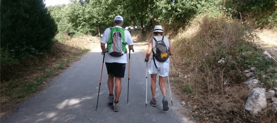 Types of terrain on the Camino