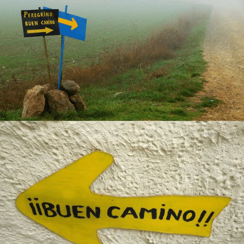 Camino marker