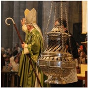 inside Santiago cathedral