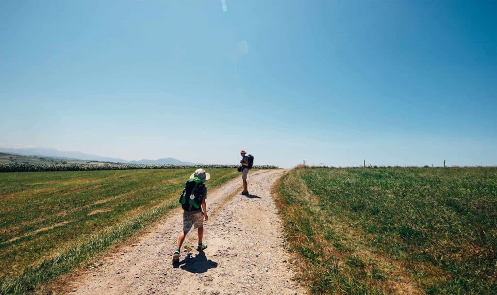 Camino del Norte landscape pilgrims