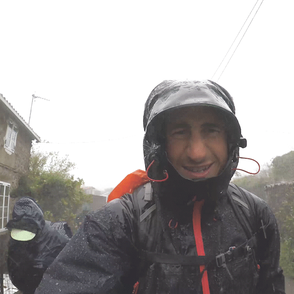 How Difficult is it to Walk the Camino? pilgrims storm