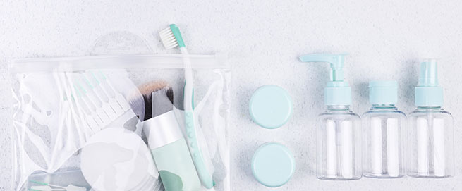 toiletries for the camino