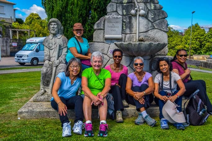Portuguese Way - Guided Tour group of pilgrims