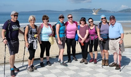 Charity Fundraising on the Camino pilgrims group