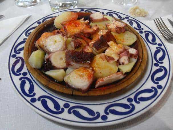 Spanish food on the Camino