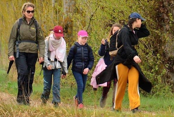 Belgian royal family on the Camino