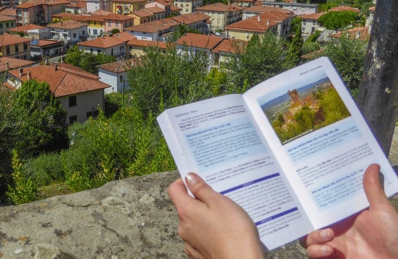 Guide books on the Camino