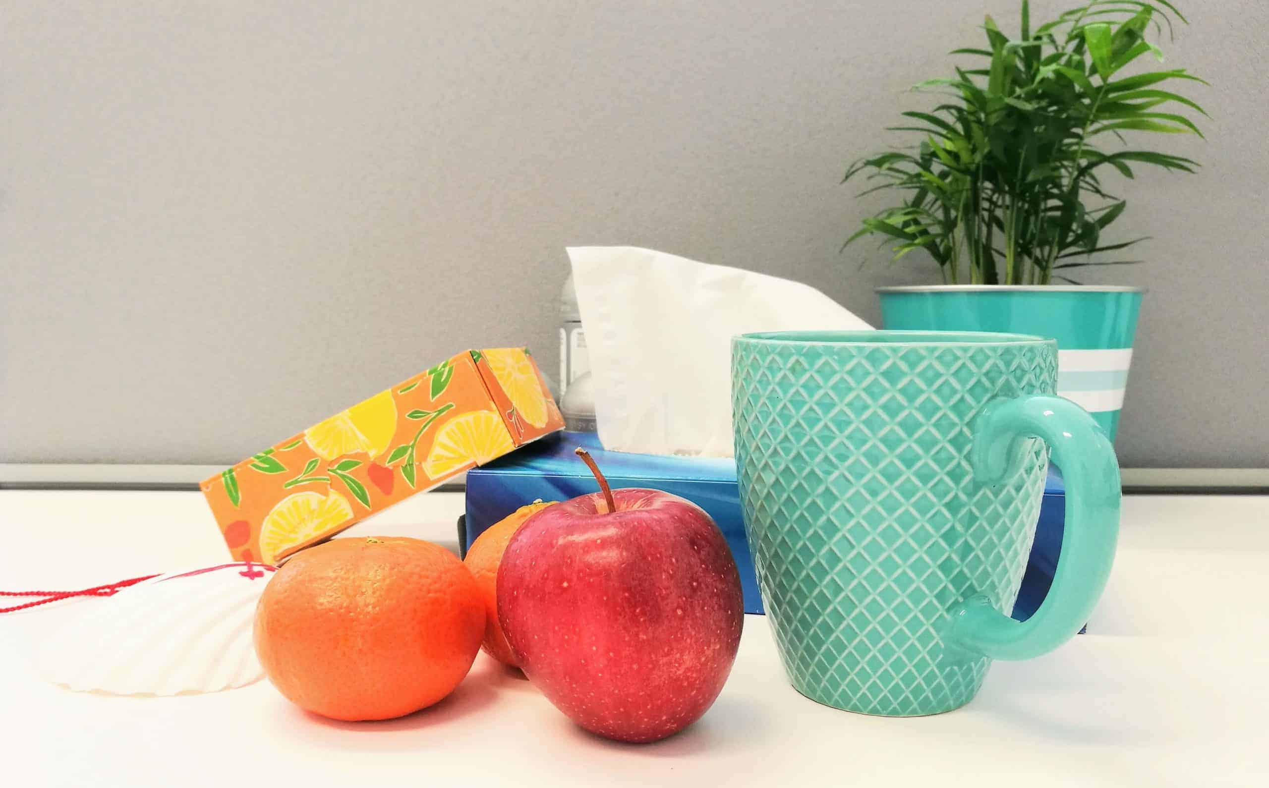 Colds and Flu on the Camino tea apple