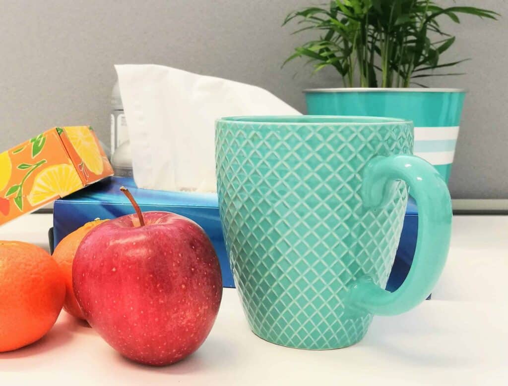 Colds and Flu on the Camino tea apple