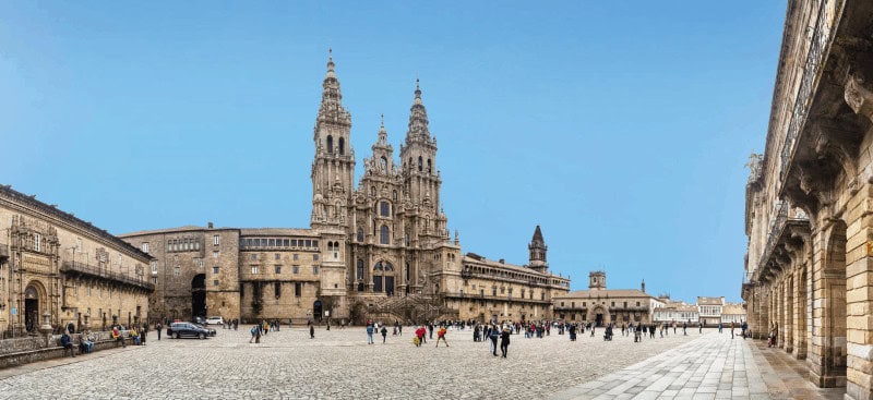 cathedral santiago at the end of the camino