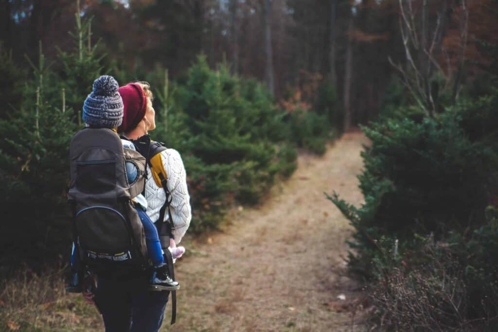 Best baby backpack for the Camino mother and baby