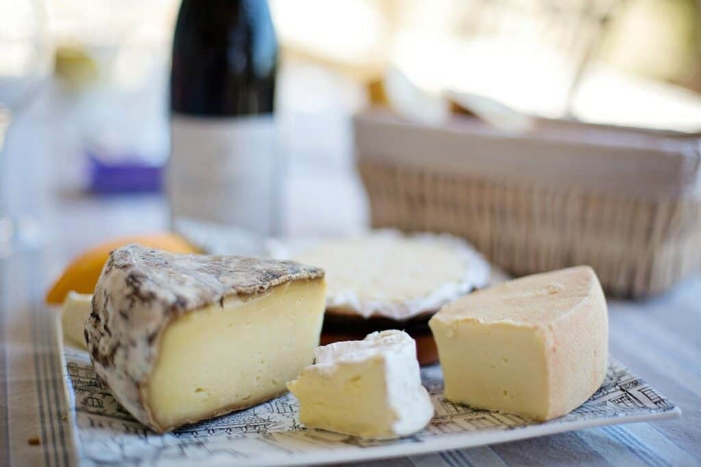 French cheese Le Puy Camino route