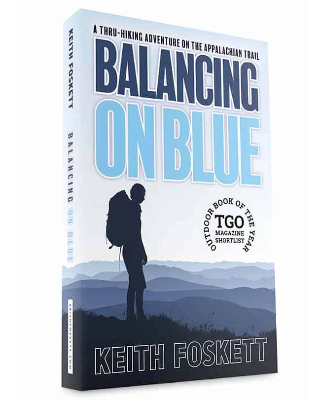 a book Balancing On Blue by Keith Foskett