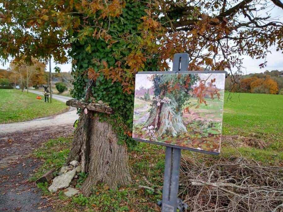 a picture of a painting