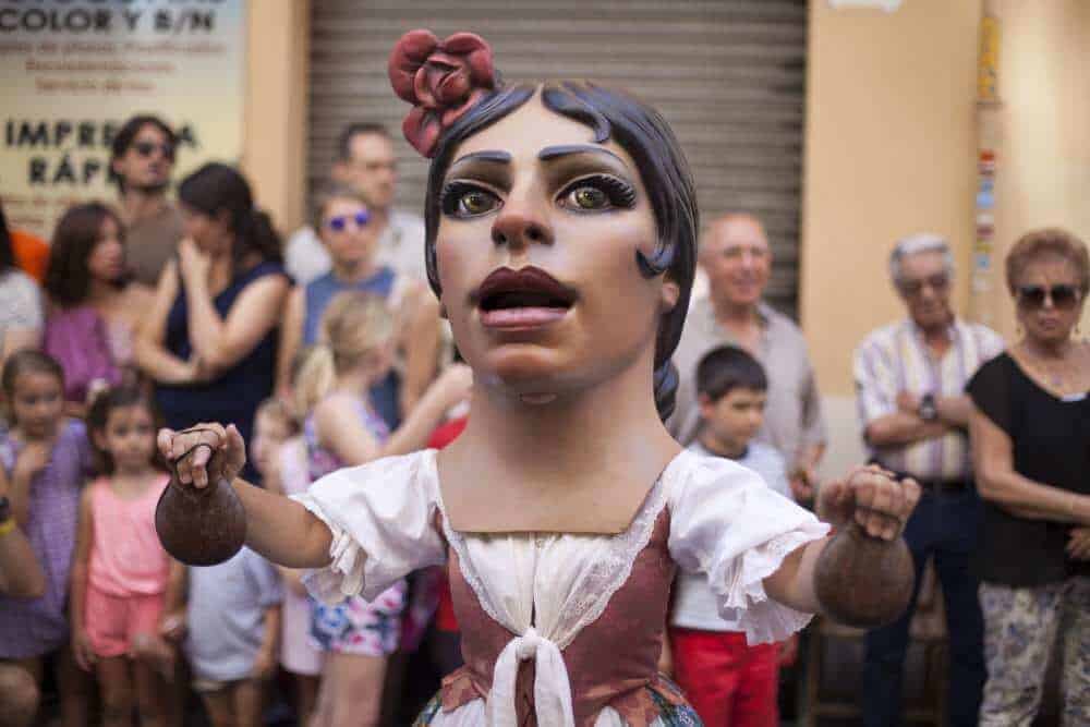 a picture of a doll at the festival