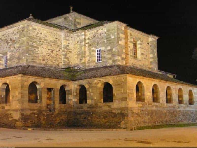 the Iglesia de San Salvador in the centre of Grandas de Salime in Asturias on the Camino Primitivo