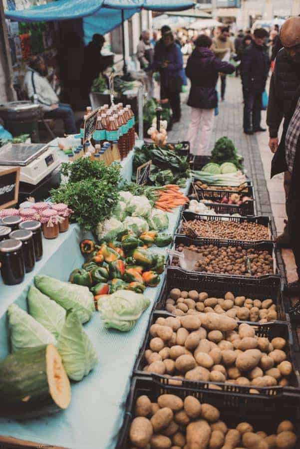 visit a sunday market in Grao on your Camino