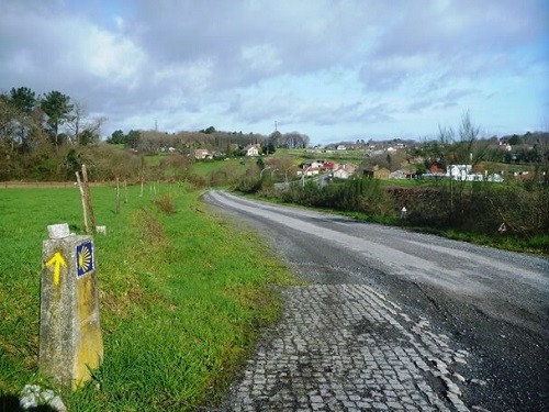 a picture of a milestone