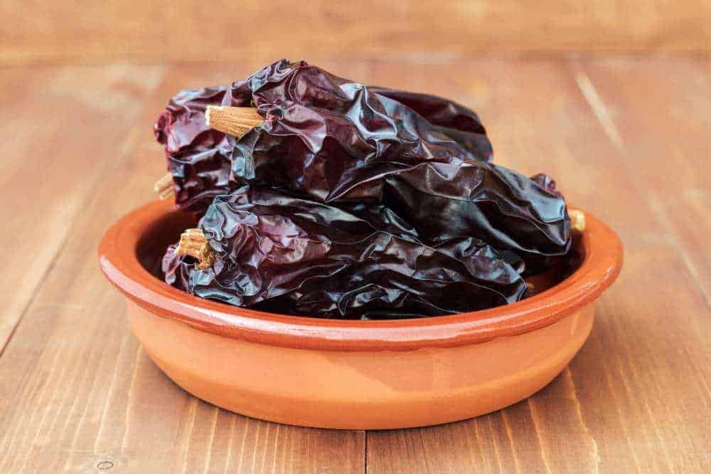 a picture of choricero dried peppers