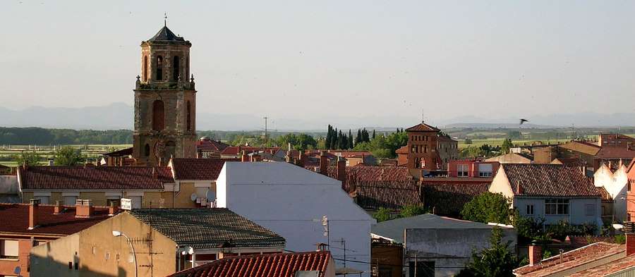a picture of a town on the Camino