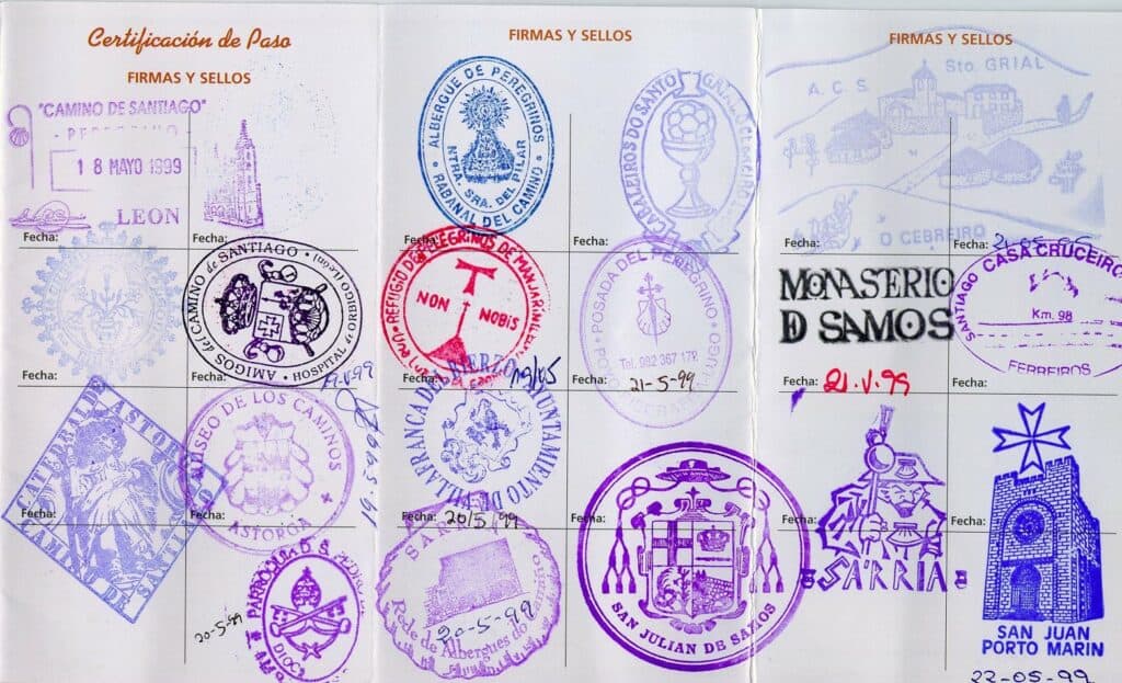 Pilgrim Passport for the Camino