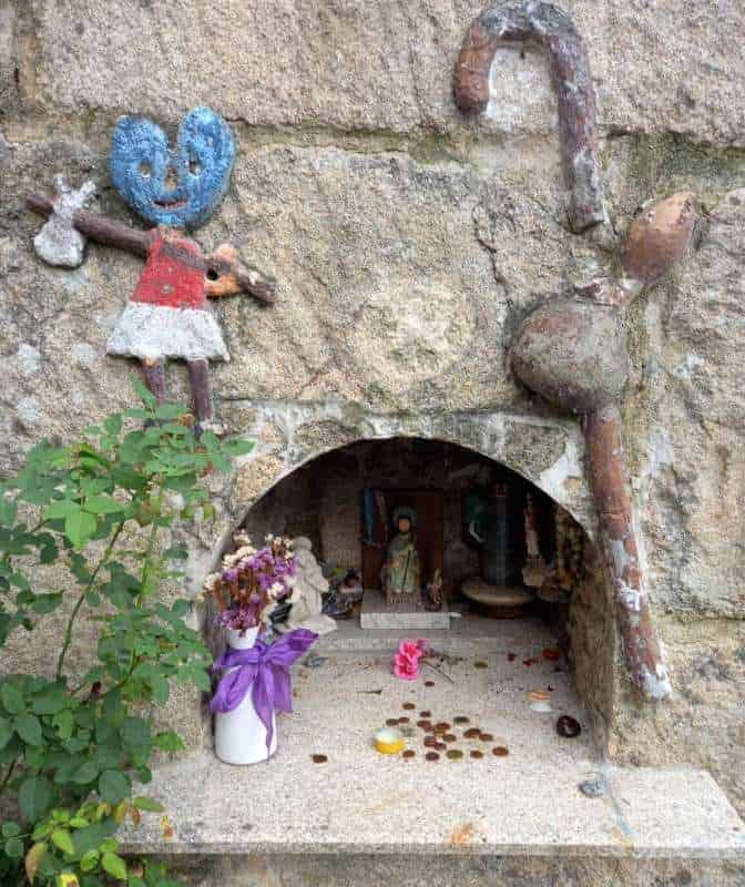 a picture of a religious shrine on the Camino