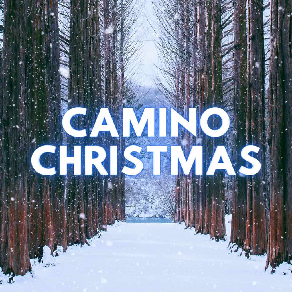 Santa walks the Camino