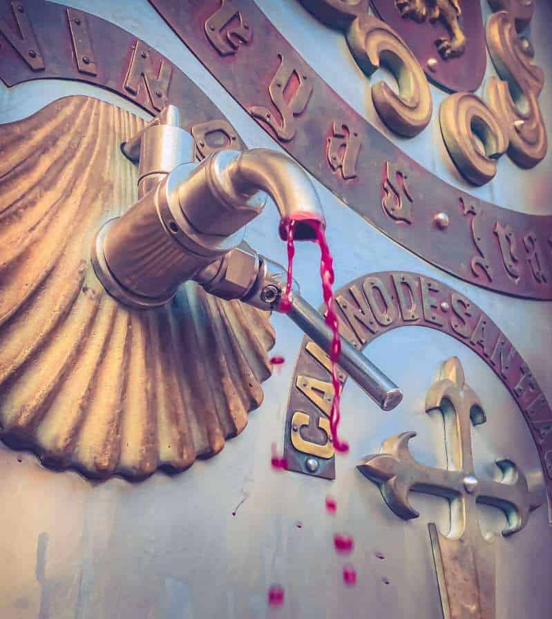 Win fountain of the Camino tap