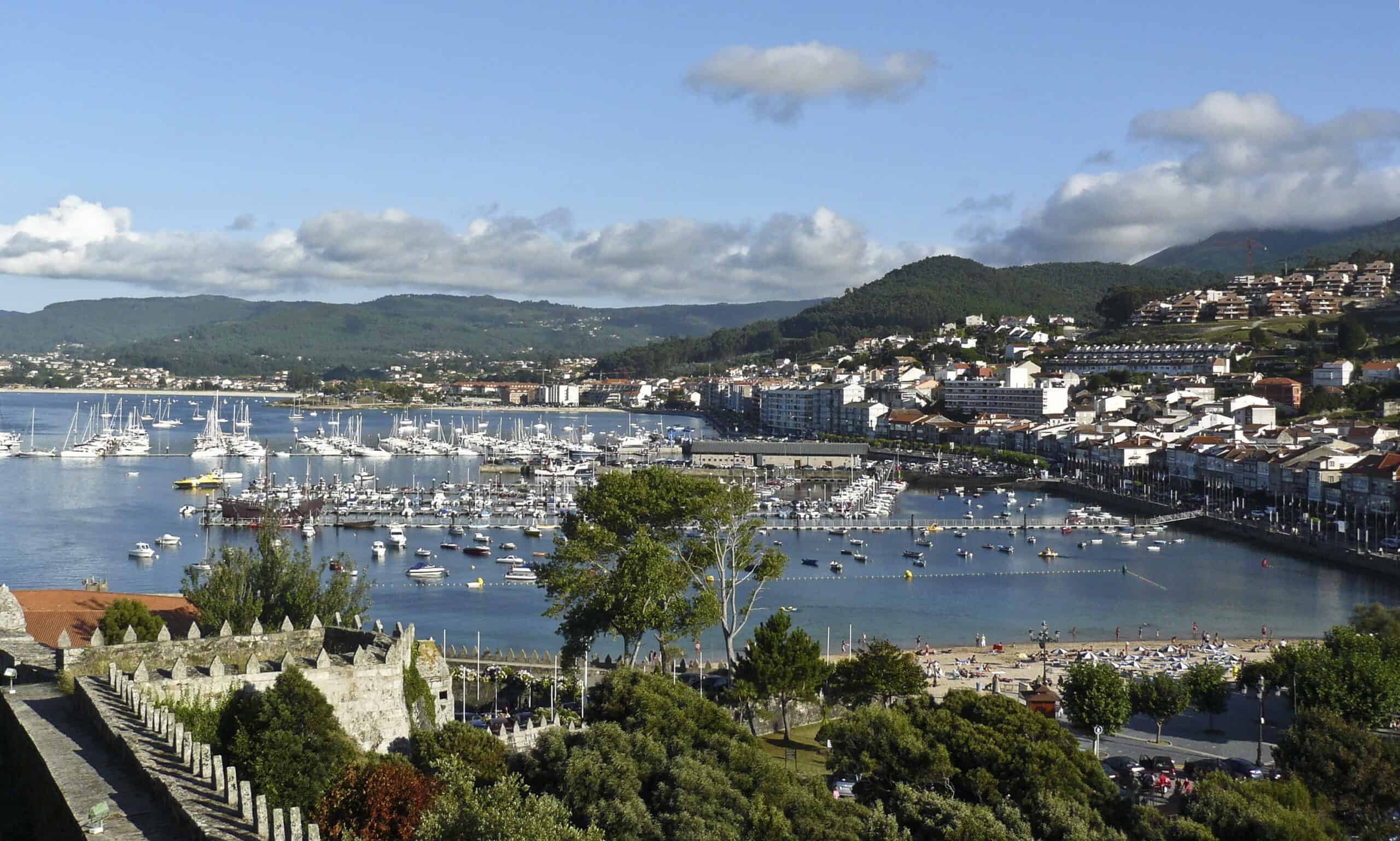 Village of Baiona Camino Portuguese Costal port