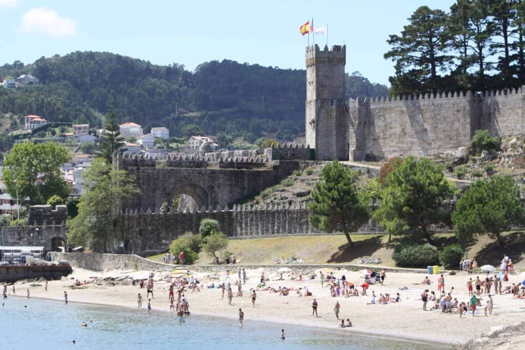 Village of Baiona Camino Portuguese Costal beach