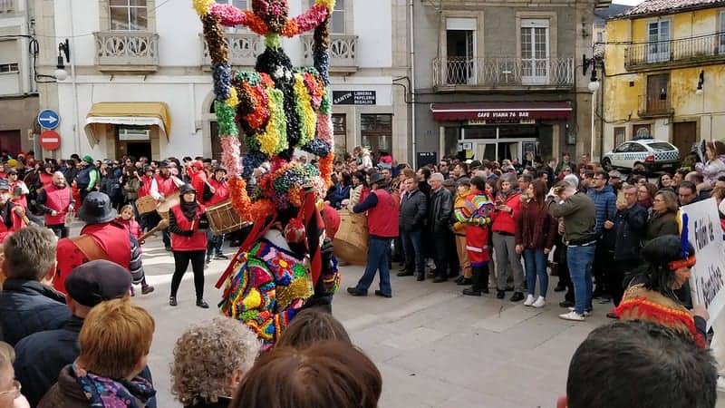 Carnival on the Camino tradition costume celebration