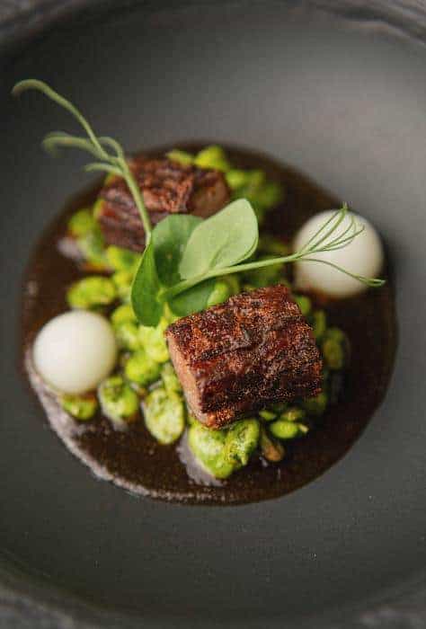 Ikaro Michelin star restaurant on the Camino Frances