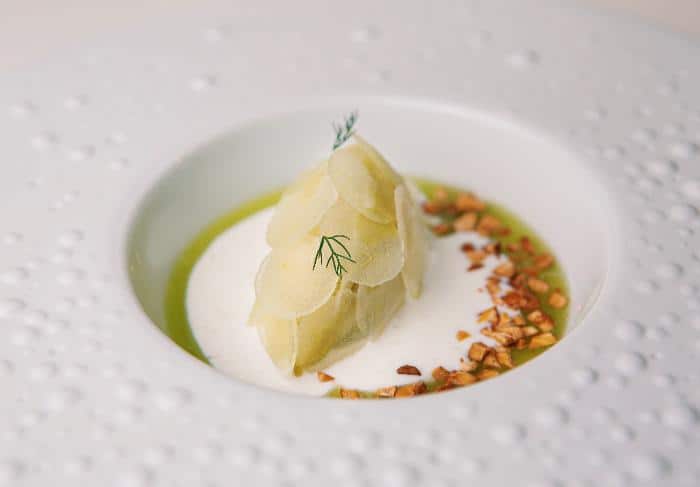 Ikaro Michelin star restaurant on the Camino Frances
