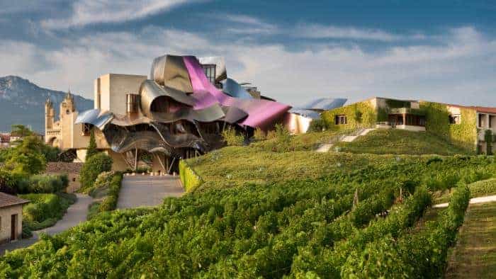Marques de Riscal Michelin star restaurant on the Camino Frances