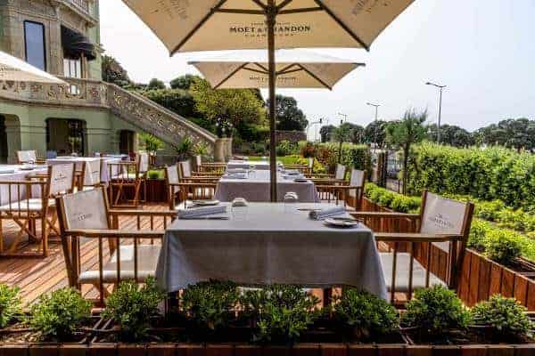 Vila Foz Michelin star restaurant on the Camino Portugues
