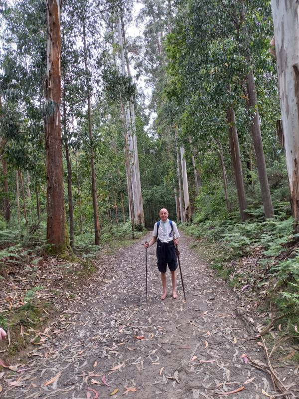 Pastor Stefan Fillauer Barefoot Camino