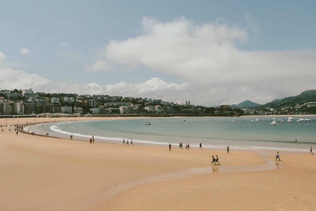Beach on Cantabria Camino del Norte