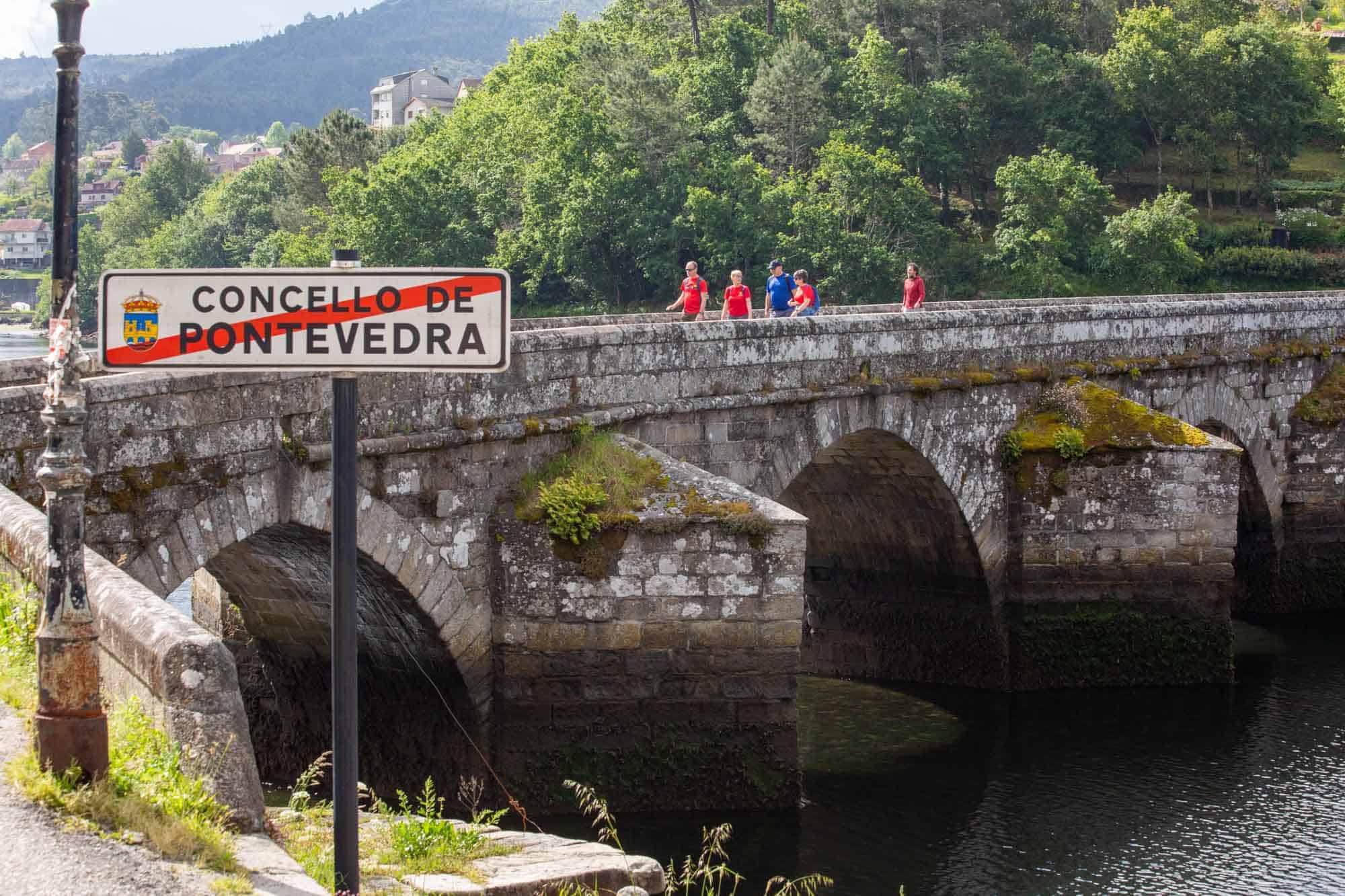 people walking the Camino Portuguese