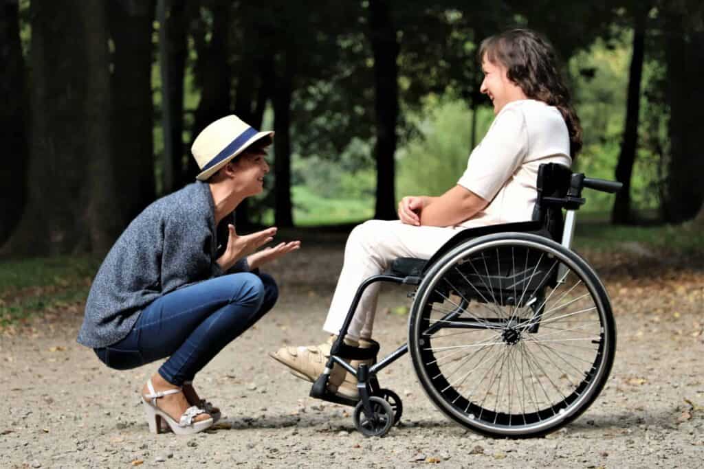 Handicap pilgrim on the Camino