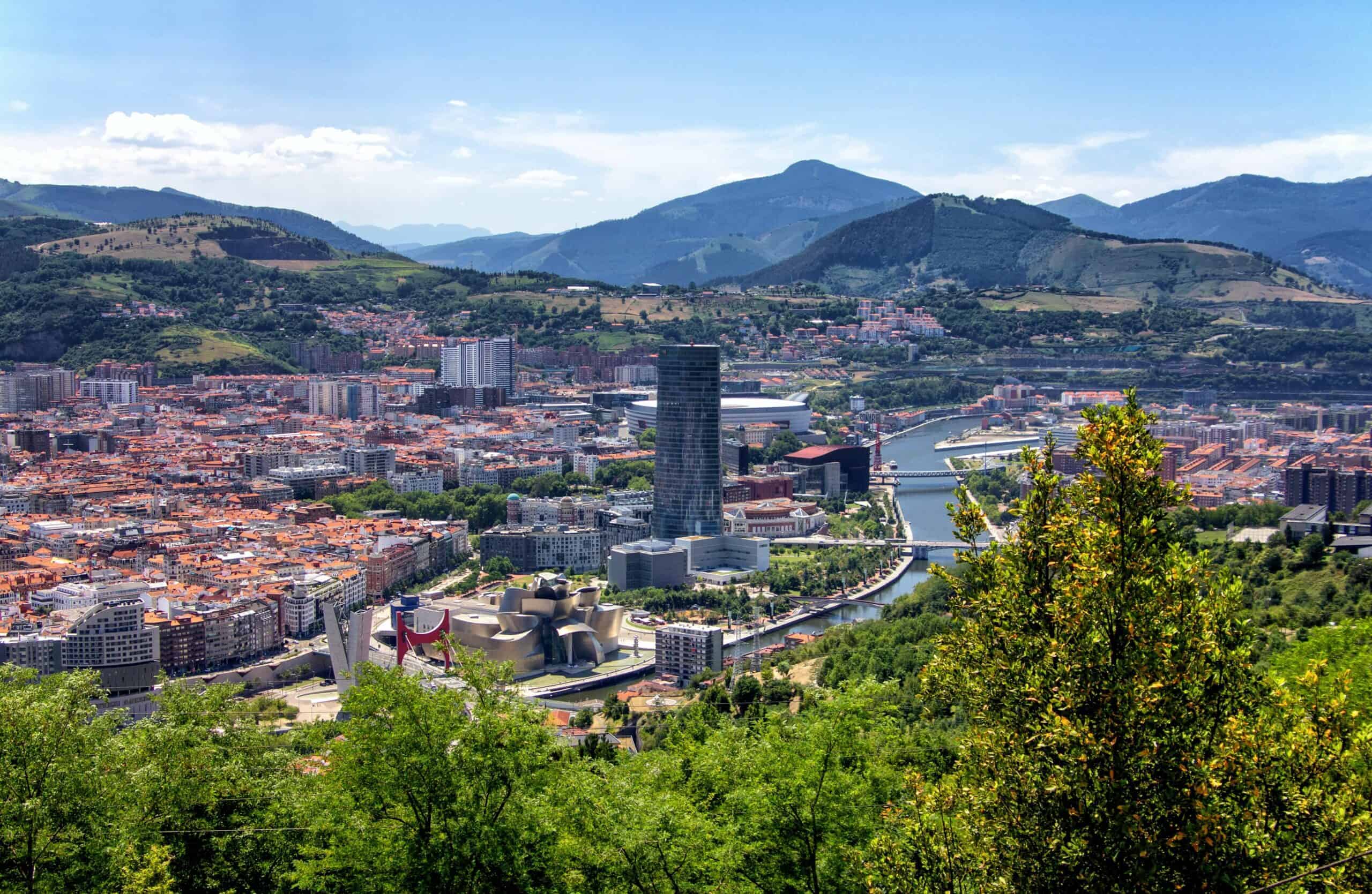 Bilbao and the river Nervión Camino del Norte