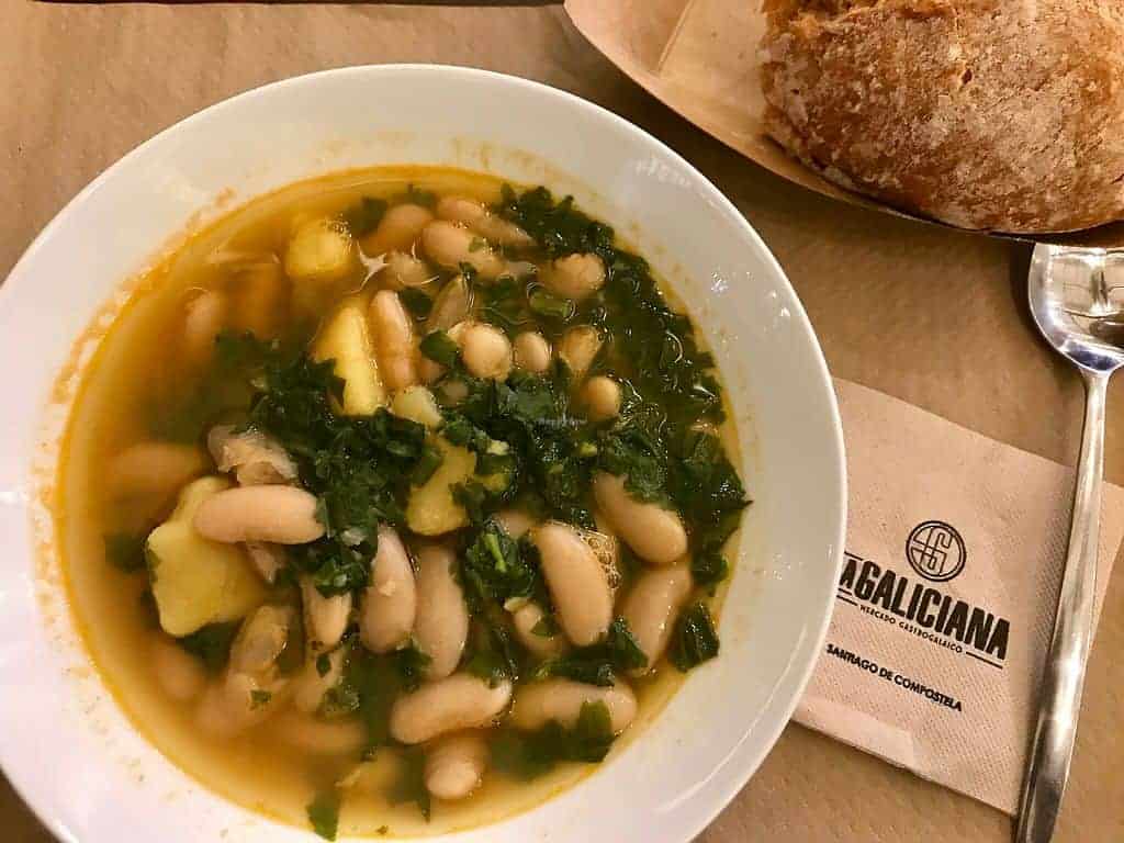 Vegetarian dish and restaurants Camino Frances