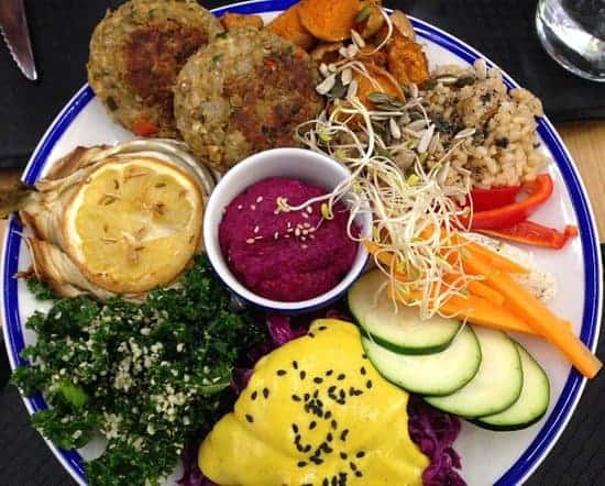 Veggybowl Vegetarian dish Camino Frances