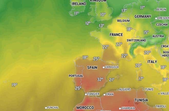 Extreme weather safe tips on the Camino