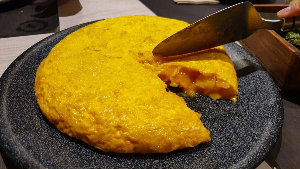 Tortilla on the Camino Ingles