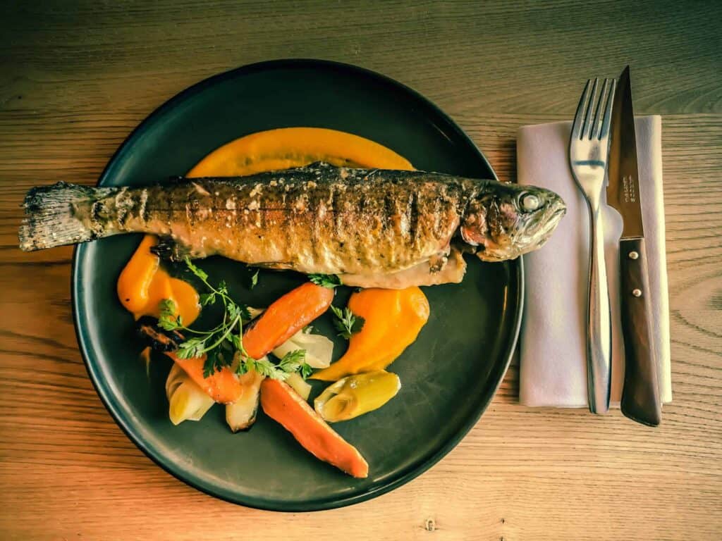 fish dish on camino ingles